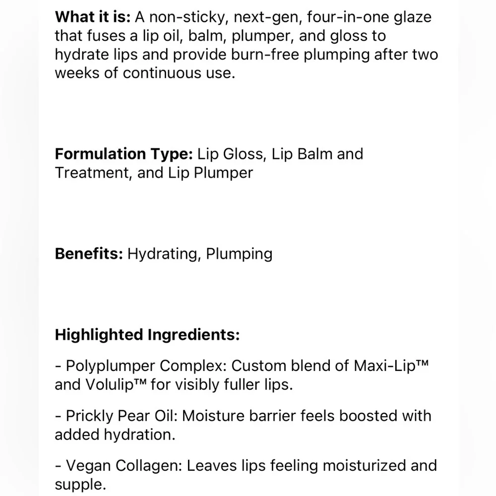 Haus Labs by Lady Gaga PhD Hybrid Lip Glaze Plumping Gloss “Cocoa”